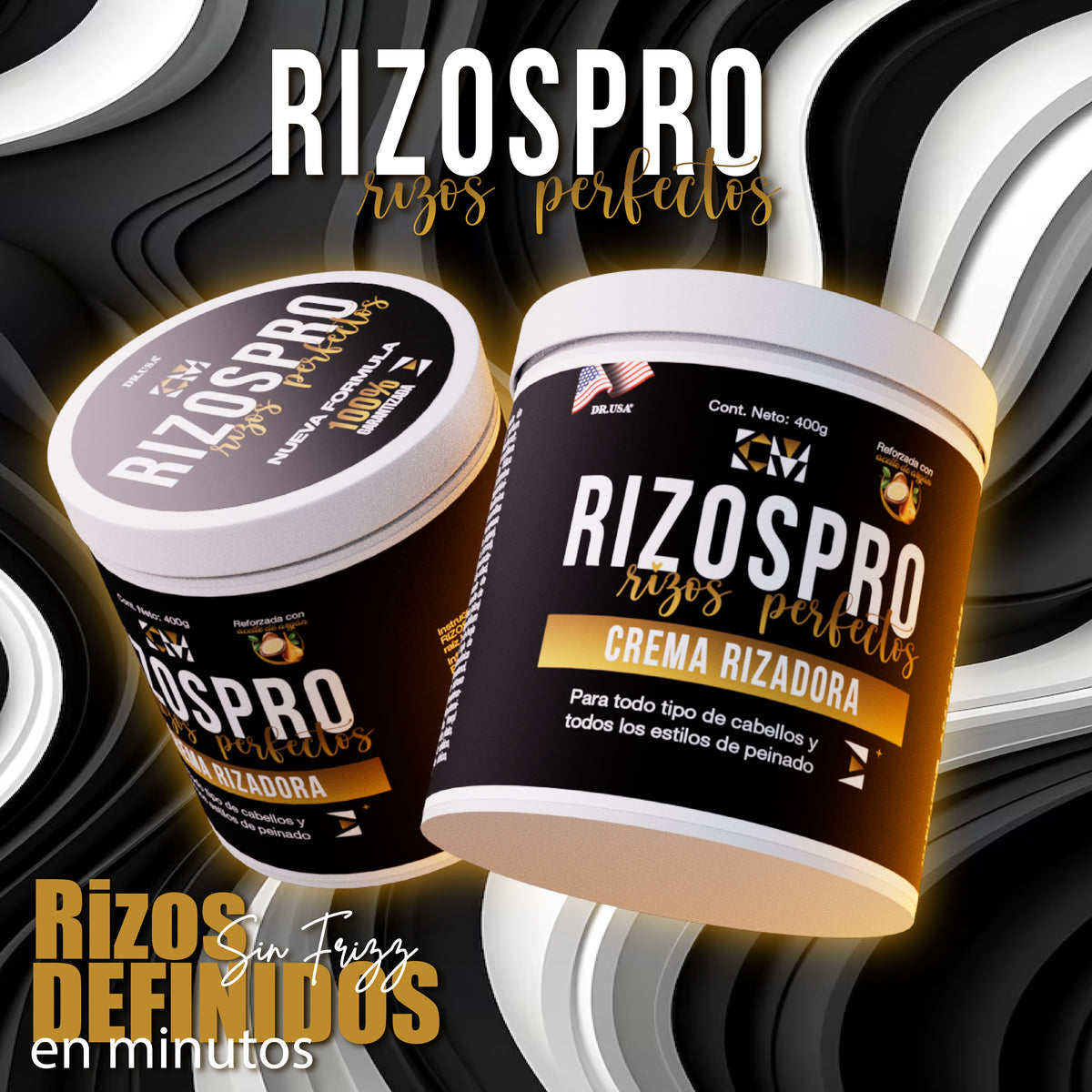 Rizos Pro™-500ml- (LA ORIGINAL) By Dr. USA Tratamiento De Crema Rizadora 100% Efectivo