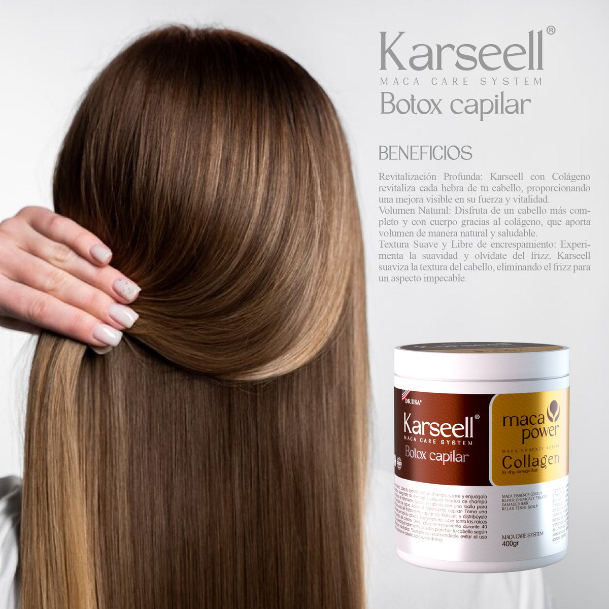 Mascarilla Capilar Karseell Collagen®️ 500ml
