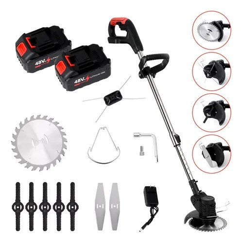 Kit Guadaña Turbo Max™ CORTADORA CESPED – Con Batería Extra 🔋 + Regalos Exclusivos 🎁