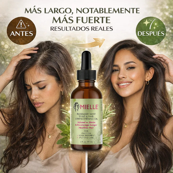 PACK 2 UNIDADES MIELLE® Serum Fortalecedor del Cabello💚 - OFERTA 2X1