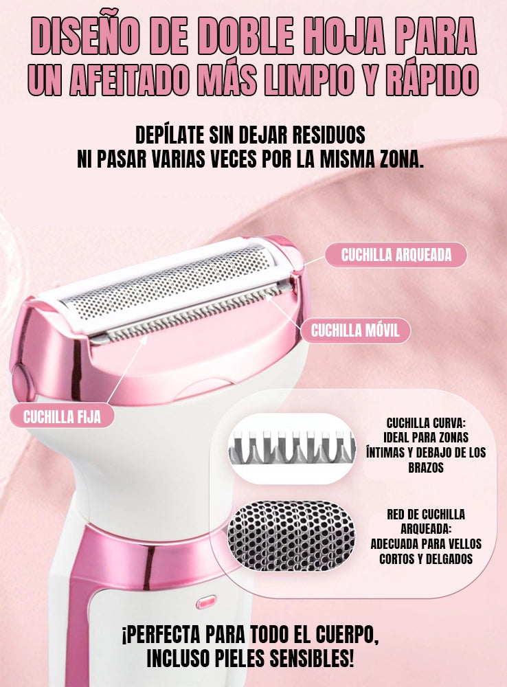 Depiladora 5 en 1 Con Pantalla Led - SIN DOLOR, SIN CLÍNICA Y SIN GASTOS
