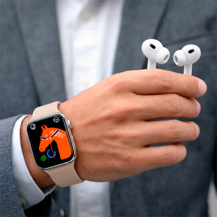 SMARTWATCH (7 CORREAS)+ AUDIFONOS🎧
