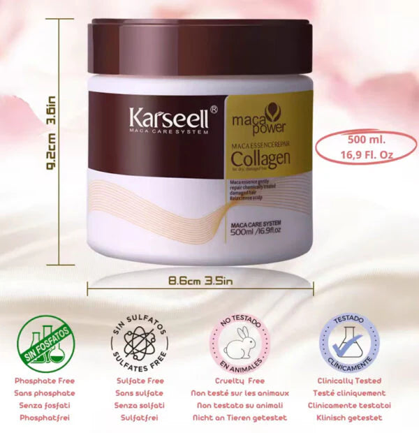 Mascarilla Capilar Karseell Collagen®️ 500ml