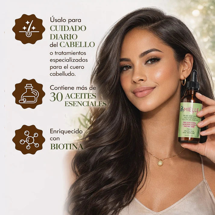 PACK 2 UNIDADES MIELLE® Serum Fortalecedor del Cabello💚 - OFERTA 2X1